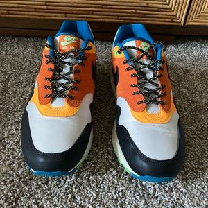 NIKE AIR MAX 1 BLCK/GREEN [CZ8140 001] US MEN SZ 10.5